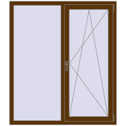 REHAU Euro 70 1300x1500 мм REHAU Euro 70 1300x1500 мм