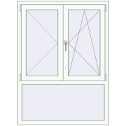 REHAU Euro 70 1070x1450 мм