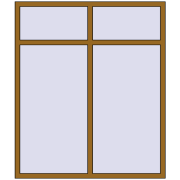 REHAU Euro 70 1550x1820 мм LIGHT_OAK з двох сторін REHAU Euro 70 1550x1820 мм LIGHT_OAK з двох сторін