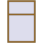 REHAU Brillant-Design 1000x1500 мм LIGHT_OAK з двох сторін