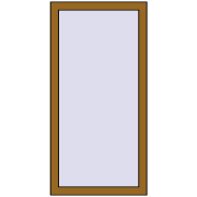 Вікна 600x1200 мм REHAU Euro 70 LIGHT_OAK з двох сторін