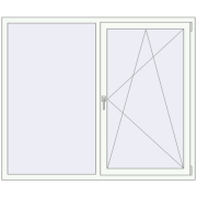 Вікна 1745x1440 мм REHAU Euro 70 Вікна 1745x1440 мм REHAU Euro 70