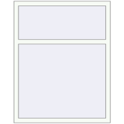 Вікна 1050x1320 мм REHAU Euro 70 Білий (RAL 9016) з двох сторін