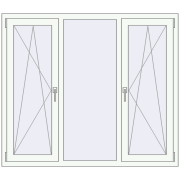 REHAU Euro 70 1500x1300 мм