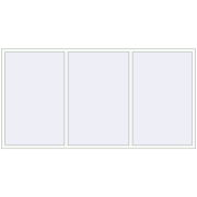 REHAU Brillant-Design 2900x1500 мм Білий (RAL 9016) з двох сторін