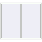 Вікна 1800x1600 мм REHAU Euro 60 Білий (RAL 9016) з двох сторін