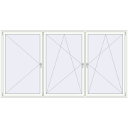 REHAU Brillant-Design 3004x1620 мм Білий (RAL 9016) з двох сторін