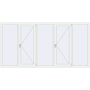REHAU Brillant-Design 3000x1500 мм Білий (RAL 9016) з двох сторін REHAU Brillant-Design 3000x1500 мм Білий (RAL 9016) з двох сторін