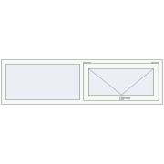 REHAU Euro 60 1800x500 мм