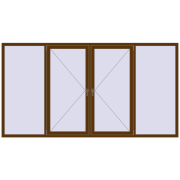 REHAU Euro 60 3000x1600 мм WALNUT з двох сторін REHAU Euro 60 3000x1600 мм WALNUT з двох сторін