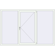 REHAU Euro 60 2090x1400 мм Білий (RAL 9016) з двох сторін