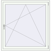 REHAU Brillant-Design 1200x1300 мм Білий (RAL 9016) з двох сторін REHAU Brillant-Design 1200x1300 мм Білий (RAL 9016) з двох сторін