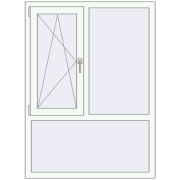 REHAU Euro 70 1070x1450 мм