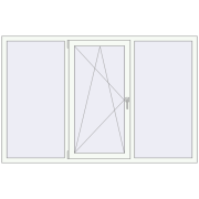 REHAU Brillant-Design 2000x1300 мм Білий (RAL 9016) з двох сторін
