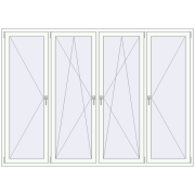REHAU Euro 70 2500x1800 мм