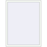 REHAU Euro 70 1100x1400 мм Білий (RAL 9016) з двох сторін