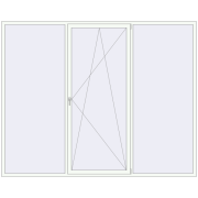 REHAU Brillant-Design 3000x2400 мм Білий (RAL 9016) з двох сторін