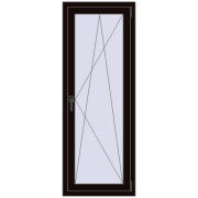 REHAU SYNEGO MD 600x1600 мм BLACK_BROWN з двох сторін