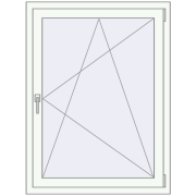 REHAU SYNEGO MD 900x1200 мм Білий (RAL 9016) з двох сторін