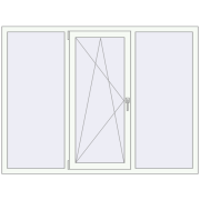 REHAU SYNEGO MD 1800x1350 мм Білий (RAL 9016) з двох сторін