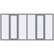 Altest Pony 375 3000x1500 мм RAL 9007 Grey aluminium з двох сторін