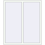REHAU Euro 70 1150x1340 мм Білий (RAL 9016) з двох сторін
