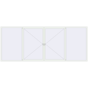 REHAU Brillant-Design 5000x2000 мм Білий (RAL 9016) з двох сторін