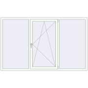REHAU Euro 60 2280x1400 мм Білий (RAL 9016) з двох сторін