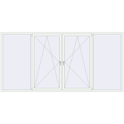 REHAU Euro 70 3600x1750 мм REHAU Euro 70 3600x1750 мм