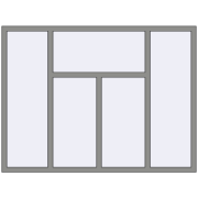 Altest Pony 375 2000x1500 мм RAL 9007 Grey aluminium з двох сторін Altest Pony 375 2000x1500 мм RAL 9007 Grey aluminium з двох сторін