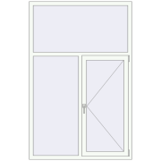 Вікна 1300x2000 мм REHAU Euro 60