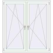 REHAU Euro 70 1380x1500 мм REHAU Euro 70 1380x1500 мм