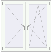 REHAU Brillant-Design 1300x1340 мм REHAU Brillant-Design 1300x1340 мм