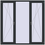 Вікна 1800x1800 мм Altest Pony 375