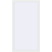 Altest Pony 375 1100x2100 мм RAL 9016 Traffic white з двох сторін