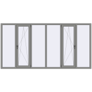 Altest Pony 375 3000x1500 мм RAL 9007 Grey aluminium з двох сторін