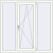 REHAU Brillant-Design 1300x1300 мм Білий (RAL 9016) з двох сторін REHAU Brillant-Design 1300x1300 мм Білий (RAL 9016) з двох сторін