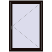 REHAU Euro 60 1000x1500 мм BLACK_BROWN з двох сторін REHAU Euro 60 1000x1500 мм BLACK_BROWN з двох сторін
