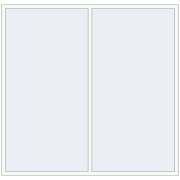 REHAU Brillant-Design 2350x2270 мм Білий (RAL 9016) з двох сторін REHAU Brillant-Design 2350x2270 мм Білий (RAL 9016) з двох сторін