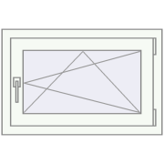 REHAU Brillant-Design 800x500 мм Білий (RAL 9016) з двох сторін