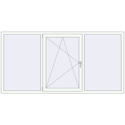 Altest Pony 375 2400x1200 мм RAL 9016 Traffic white з двох сторін