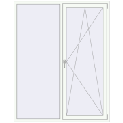 REHAU Euro 60 1550x1960 мм REHAU Euro 60 1550x1960 мм