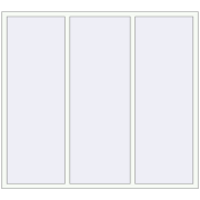 REHAU Brillant-Design 2000x1800 мм Білий (RAL 9016) з двох сторін REHAU Brillant-Design 2000x1800 мм Білий (RAL 9016) з двох сторін