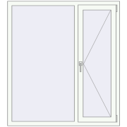 REHAU Euro 60 1290x1430 мм