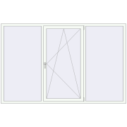 REHAU SYNEGO MD 2500x1600 мм Білий (RAL 9016) з двох сторін