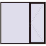REHAU SYNEGO MD 2500x2350 мм BLACK_BROWN з двох сторін REHAU SYNEGO MD 2500x2350 мм BLACK_BROWN з двох сторін