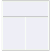REHAU Brillant-Design 1900x2000 мм Білий (RAL 9016) з двох сторін