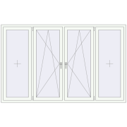 REHAU Euro 70 2400x1500 мм