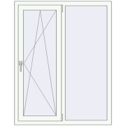 REHAU Euro 70 1100x1400 мм REHAU Euro 70 1100x1400 мм