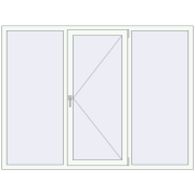 REHAU Euro 70 2000x1500 мм REHAU Euro 70 2000x1500 мм